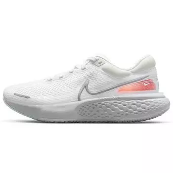 Мужские кроссовки Nike ZoomX Invincible Run Flyknit White Metallic Silver Pure-Platinum Chili-Red CT2228-102 40.5