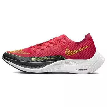 Мужские кроссовки Nike ZoomX Vaporfly NEXT% 2 Siren Red Volt темно-дымчато-серые Summit-White CU4111-600 39