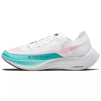 Мужские кроссовки Nike ZoomX Vaporfly NEXT% 2 Watermelon белые динамически-бирюзовые черные CU4111-101 40.5