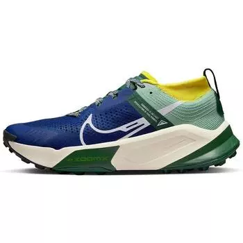 Мужские кроссовки Nike ZoomX Zegama Deep Royal Blue Yellow-Strike Coconut-Milk White DH0623-400 40
