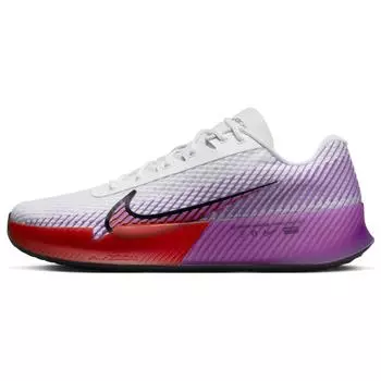 Мужские кроссовки NikeCourt Air Zoom Vapor 11 White Picante Fuchsia Picante-Red Black Fuchsia-Dream DR6966-100