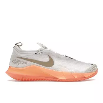 Мужские кроссовки NikeCourt React Vapor NXT White Orange Trance Light-Bone Khaki CV0724-103 45.5