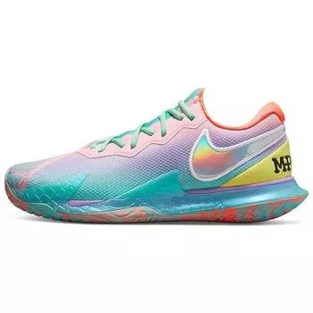 Мужские кроссовки NikeCourt Zoom Vapor Cage 4 Doernbecher 2022, разноцветные, сиреневые, желто-желтые DR6253-500 45