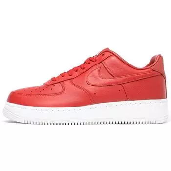 Мужские кроссовки NikeLab Air Force 1 Low Red Gym-Red White 555106-601