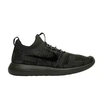 Мужские кроссовки NikeLab Roshe Two Flyknit V2 Camo Cargo Khaki Green Black 918262-300