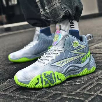Мужские кроссовки, новые женские баскетбольные кроссовки, дышащая обувь для бега, теннисная пара, размеры 35-45 35 белый