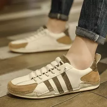 Мужские кроссовки Octopus повседневная обувь 39 коричневый/белый