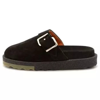 Мужские кроссовки Off-White Sponge Clog черного цвета OMIJ001F22LEA001-1056 43