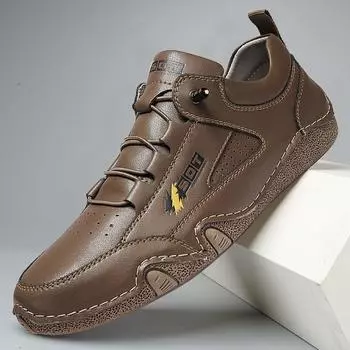 Мужские кроссовки «Осьминог» из натуральной кожи 38