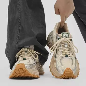 Мужские кроссовки осень/зима 2024 года на толстой подошве с эффектом увеличения высоты — повседневный спортивный стиль 41