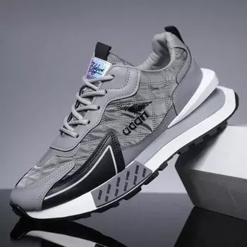 Мужские кроссовки, осенняя мода, дышащие кроссовки для бега на открытом воздухе, спортивные кроссовки на платформе, нескользящие, повседневная обувь для работы для мужчин 39