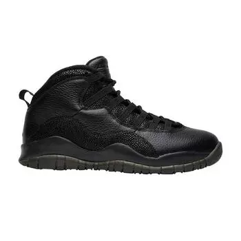 Мужские кроссовки OVO x Air Jordan 10 Retro Black Черный-Металлик-Золотой 819955-030