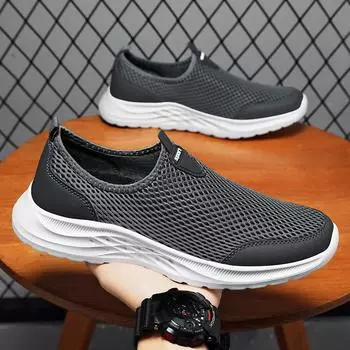 Мужские кроссовки повседневная обувь дизайнерские дышащие сетчатые кроссовки для бега для мужчин легкие повседневные кроссовки теннисная обувь для мужчин 39 чёрный