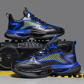 Мужские кроссовки Повседневная обувь Кроссовки для бега Удобные легкие дышащие кроссовки 39 чёрный