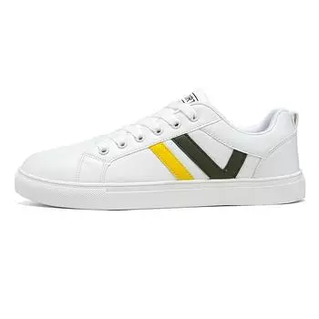 Мужские кроссовки, повседневная обувь, мужские туфли на плоской подошве, Zapatillas Hombre, легкая дышащая обувь из искусственной кожи, мужские белые спортивные теннисные туфли 39