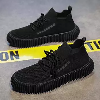 Мужские кроссовки, повседневная обувь с сеткой, легкая вулканизированная обувь, прогулочные кроссовки 44 белый