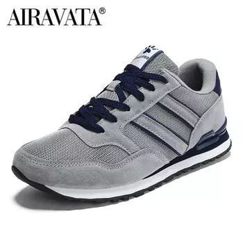 Мужские кроссовки Повседневная обувь Сетчатые дышащие мужские туфли Теннисные туфли на плоской подошве 38 чёрный