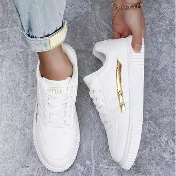 Мужские кроссовки, повседневная уличная школьная обувь, водонепроницаемые легкие женские кроссовки, кроссовки для девочек, мужские кроссовки больших размеров EU: 40 белый