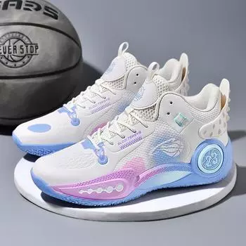 Мужские кроссовки, повседневные спортивные баскетбольные кроссовки для мужчин, высокие мужские кроссовки для бега, обувь для ходьбы, модная обувь 35 бежевый