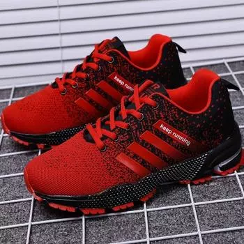 Мужские кроссовки, прогулочная обувь, дышащая уличная беговая мужская теннисная обувь, легкая мужская спортивная обувь, тренировочная обувь 35 чёрный