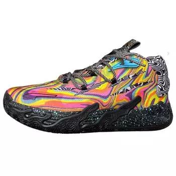 Кроссовки унисекс Puma Dexters Laboratory x MB.03 разноцветные ядовито-розовые флуоресцентно-оранжевые-Pes 379330-01 42.5