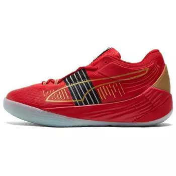 Мужские кроссовки Puma Fusion Nitro High Risk Red Team Gold 195587-04 44.5