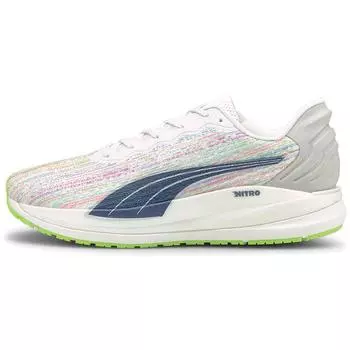 Мужские кроссовки Puma Magnify Nitro SP White Sunblaze Green Glare 195417-01 39