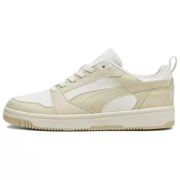Мужские кроссовки Puma Rebound V6 Low CV Putty Cream Vapor-Grey White 395079-01 43