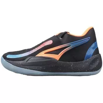 Мужские кроссовки Puma RJ Barrett x Rise Nitro Knicks Black Ultra-Orange Strong-Blue 377388-02 41