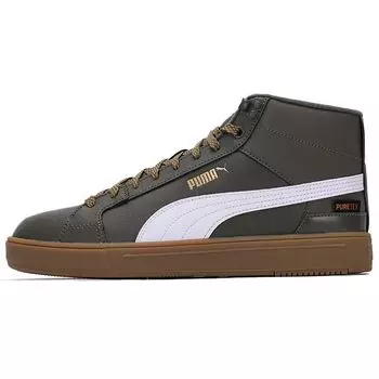 Мужские кроссовки Puma Serve Pro Mid PURE-TEX Grape Leaf Gum Green White Saffron 382096-01 35.5