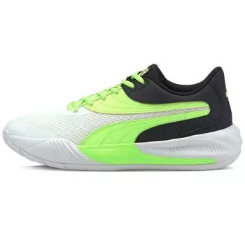 Мужские кроссовки Puma Triple Basketball White Green Glare 195217-10 44.5