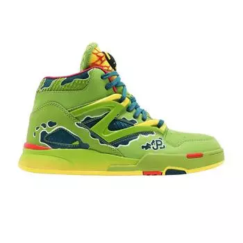 Мужские кроссовки Reebok Jurassic Park x Pump Omni Zone 2 Dilophosaurus Green Ultra-Lime Heritage-Teal GY0549 44