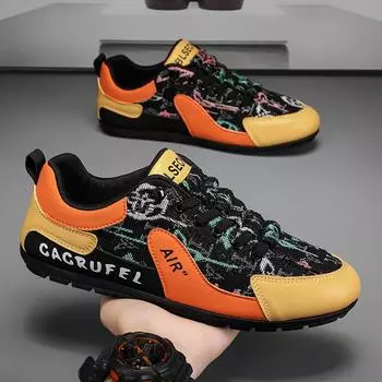 Мужские кроссовки, роскошные дизайнерские брендовые теннисные беговые туфли для мужчин 2024 года, удобные туфли на плоской подошве, повседневная спортивная обувь для отдыха на открытом воздухе, модная обувь 39 чёрный