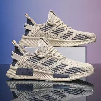 Мужские кроссовки, роскошные уличные кроссовки для бега, мужская обувь, тренировочные легкие повседневные кроссовки, спортивная обувь для скейтборда 42 бежевый