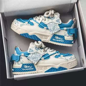 Мужские кроссовки Роскошные уличные кроссовки для мужской обуви Тренировочные легкие повседневные кроссовки Обувь для скейтборда Коренастая спортивная обувь 41 зелёный