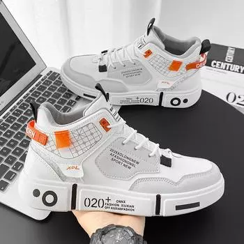 Мужские кроссовки, роскошные уличные кроссовки с высоким берцем для мужской обуви, легкие тренировочные кроссовки унисекс, повседневные кроссовки, обувь для скейтборда 39 синий