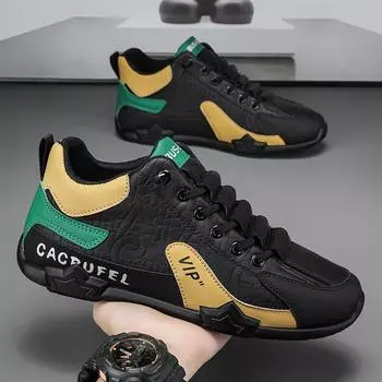 Мужские кроссовки Роскошные высокие теннисные прогулочные туфли для мужской обуви Трендовые легкие повседневные кроссовки Обувь для скейтборда Мокасины на плоской подошве 44 оранжевый