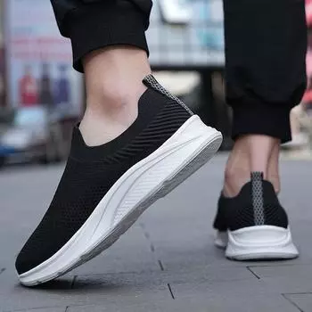 Мужские кроссовки с сетчатой подошвой, осенние, с низким верхом, легкие и дышащие, повседневные, для ходьбы, спортивная обувь, прямые продажи с фабрики 38