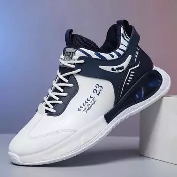 Мужские кроссовки с вращающейся пряжкой, удобные, нескользящие, на шнуровке, прочные туфли для мужских видов спорта на открытом воздухе 39