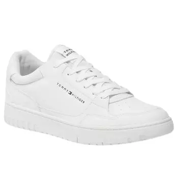Мужские кроссовки Tommy Hilfiger Basket Core Leather Ess, белый. 44