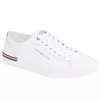 Мужские кроссовки Tommy Hilfiger Corporate Vulc Leather, белые. 44