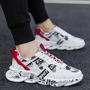 Мужские кроссовки Уличная мода Повседневные удобные кроссовки Дизайнерская спортивная обувь 39 бежевый