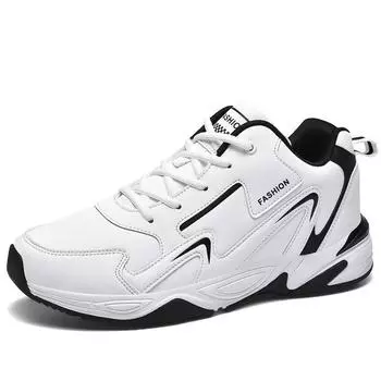 Мужские кроссовки, уличные дышащие кроссовки, водонепроницаемые спортивные кроссовки для мужчин, низкие мягкие прогулочные кроссовки, большой размер 39-48 35 белый