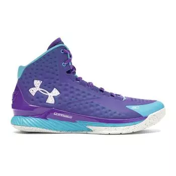 Мужские кроссовки Under Armour Curry 1 Father to Son фиолетово-белые 1258723-478