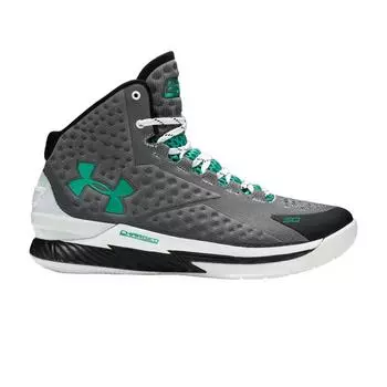 Мужские кроссовки Under Armour Curry 1 Golf Серый Белый Черный 1258723-100