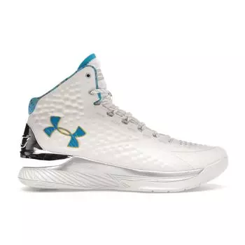 Мужские кроссовки Under Armour Curry 1 Splash Party 2022 Белый Металлик-Серебристый 3026050-100 40.5