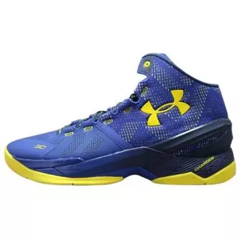 Мужские кроссовки Under Armour Curry 2 Dub Nation Blue Gold 1259007-422