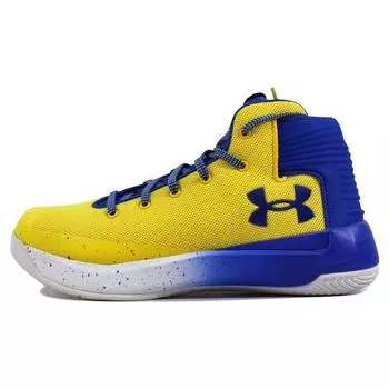 Мужские кроссовки Under Armour Curry 3Zer0 Yellow Taxi-Yellow Team-Royal 1298308-700