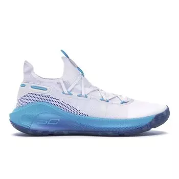 Мужские кроссовки Under Armour Curry 6 Christmas In The Town White Royal 3022386-100