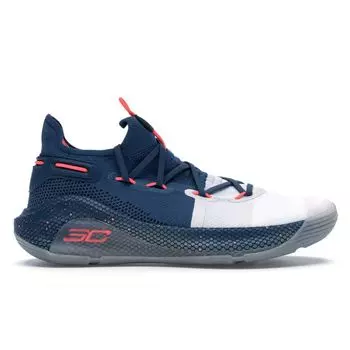 Мужские кроссовки Under Armour Curry 6 Splash Party Blue Petrol-Blue Mod-Gray 3020612-405